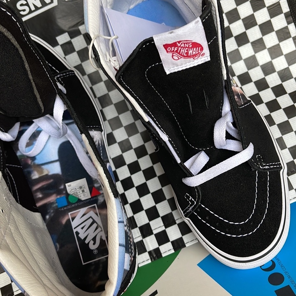Vans Sk8-Hi Moca Frances Stark/Black Men’s sneakers - Picture 8 of 16